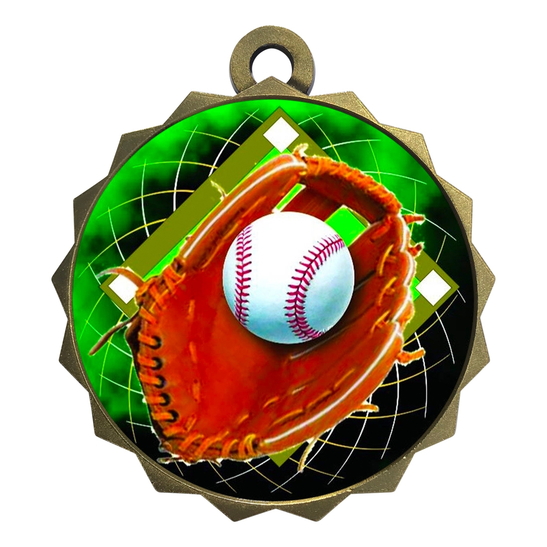 2-1/4" Baseball Medal