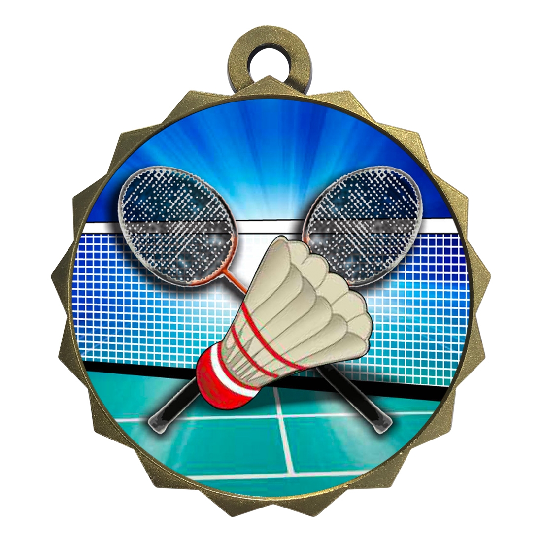 2-1/4" Badminton Medal