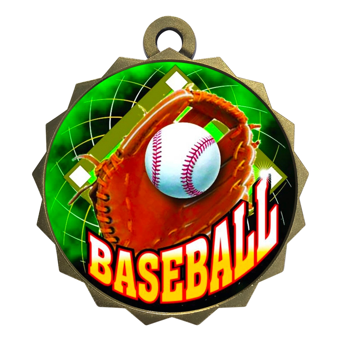 2-1/4" Baseball Medal