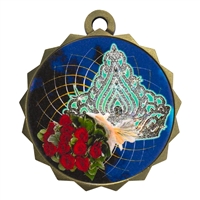 2-1/4" Beauty Queen Medal