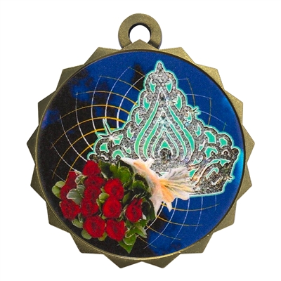 2-1/4" Beauty Queen Medal