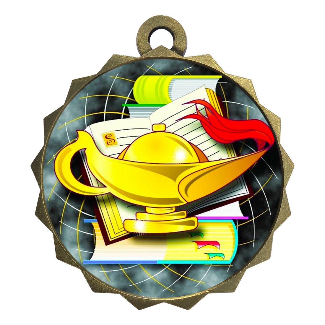 2-1/4" Lamp of Knowledge Medal
