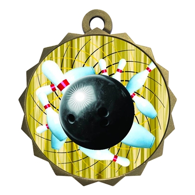 2-1/4" Bowling Medal