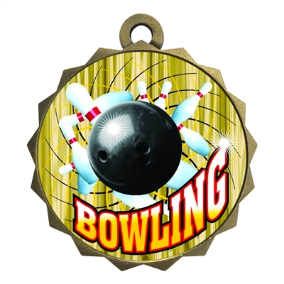 2-1/4" Bowling Medal