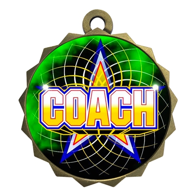 2-1/4" Coach Medal