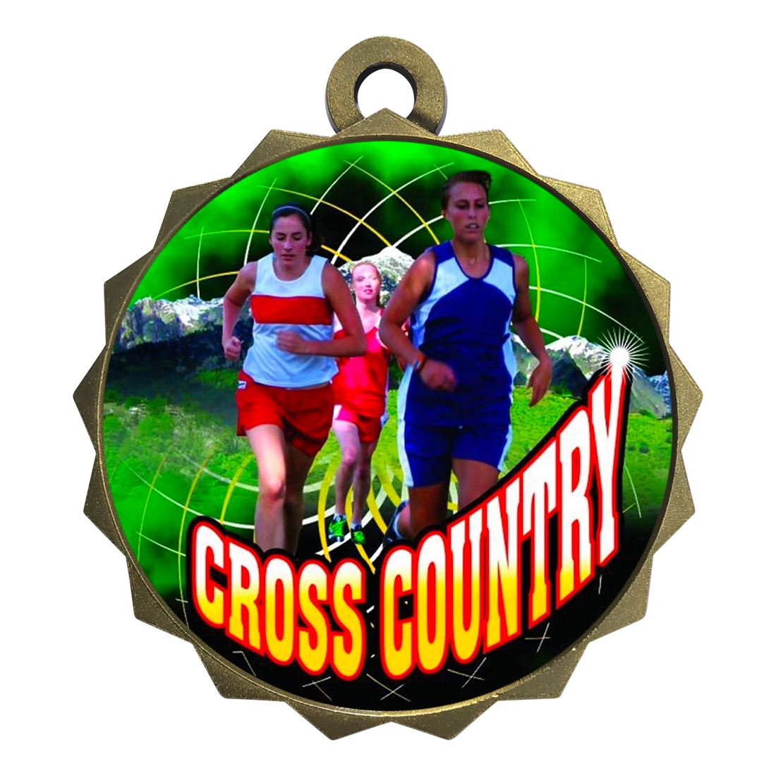 2-1/4" Female Cross Country Medal