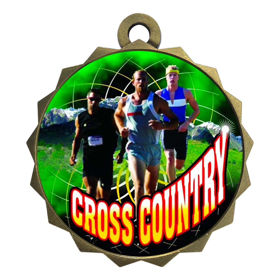 2-1/4" Male Cross Country Medal