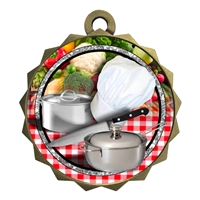 2-1/4" Chef Cooking Medal