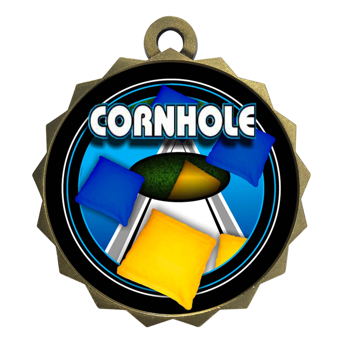 2-1/4" Cornhole Medal