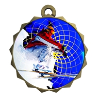 2-1/4" Snow Skier Medal