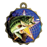 2-1/4" Fishing Medal