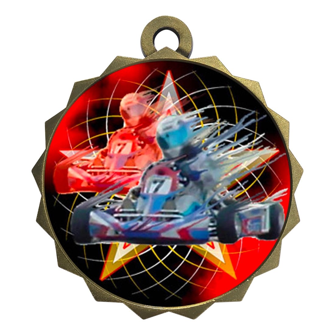 2-1/4" Go Kart Medal