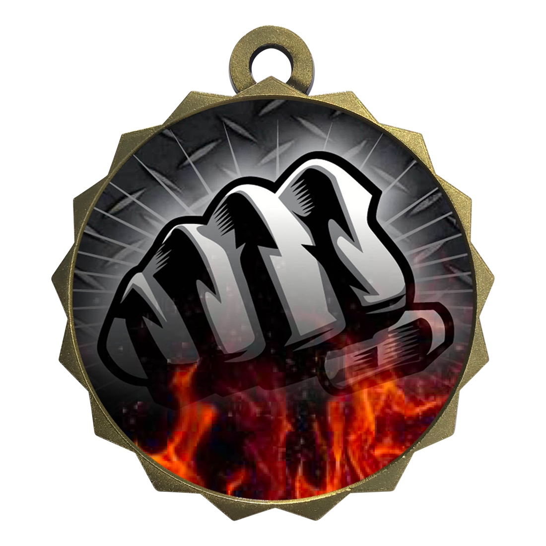 2-1/4" Martial Arts Fist Medal