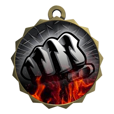 2-1/4" Martial Arts Fist Medal