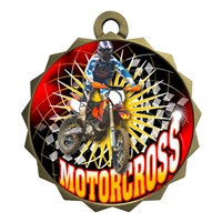 2-1/4" Motocross Medal