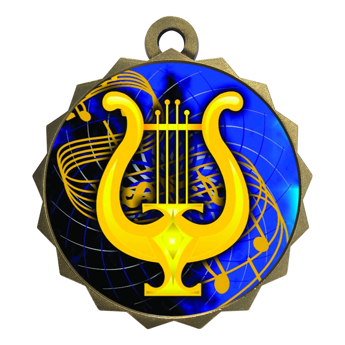 2-1/4" Music Medal (D214-FCL516)