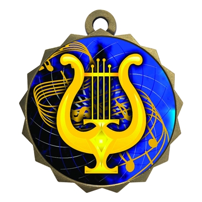 2-1/4" Music Medal