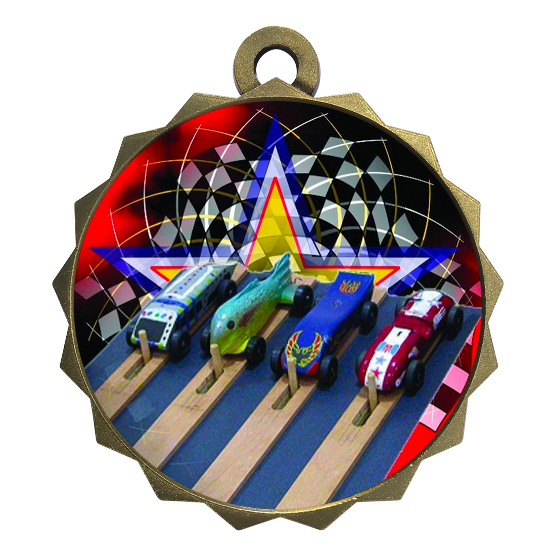 2-1/4" Pinewood Derby Medal
