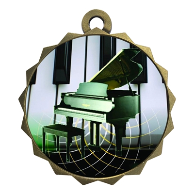 2-1/4" Piano Medal