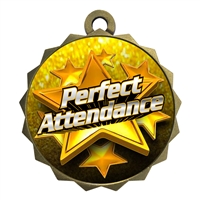 2-1/4" Perfect Attendance Medal