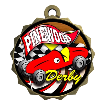 2-1/4" Pinewood Derby Medal