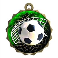 2-1/4" Soccer Medal