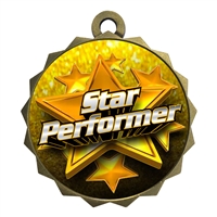 2-1/4" Star Performer Medal