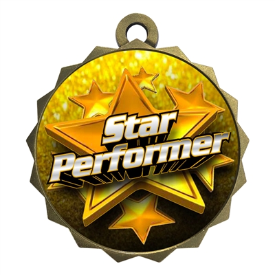 2-1/4" Star Performer Medal