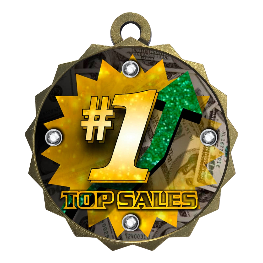 2-1/4" Top Sales Medal