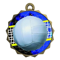 2-1/4" Volleyball Medal