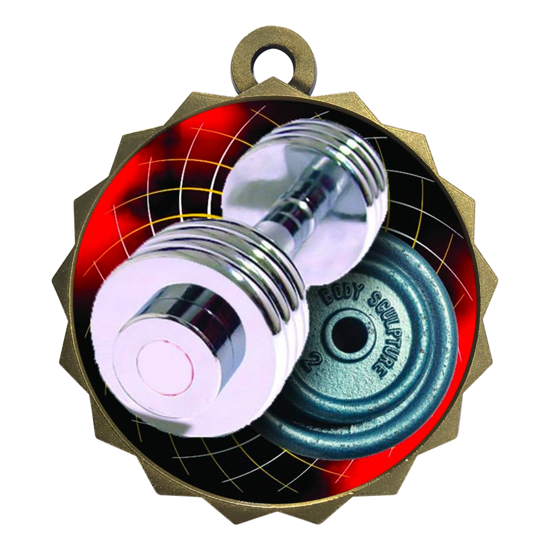 2-1/4" Weightlifter Medal
