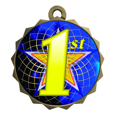 2-1/4" 1st Place Medal