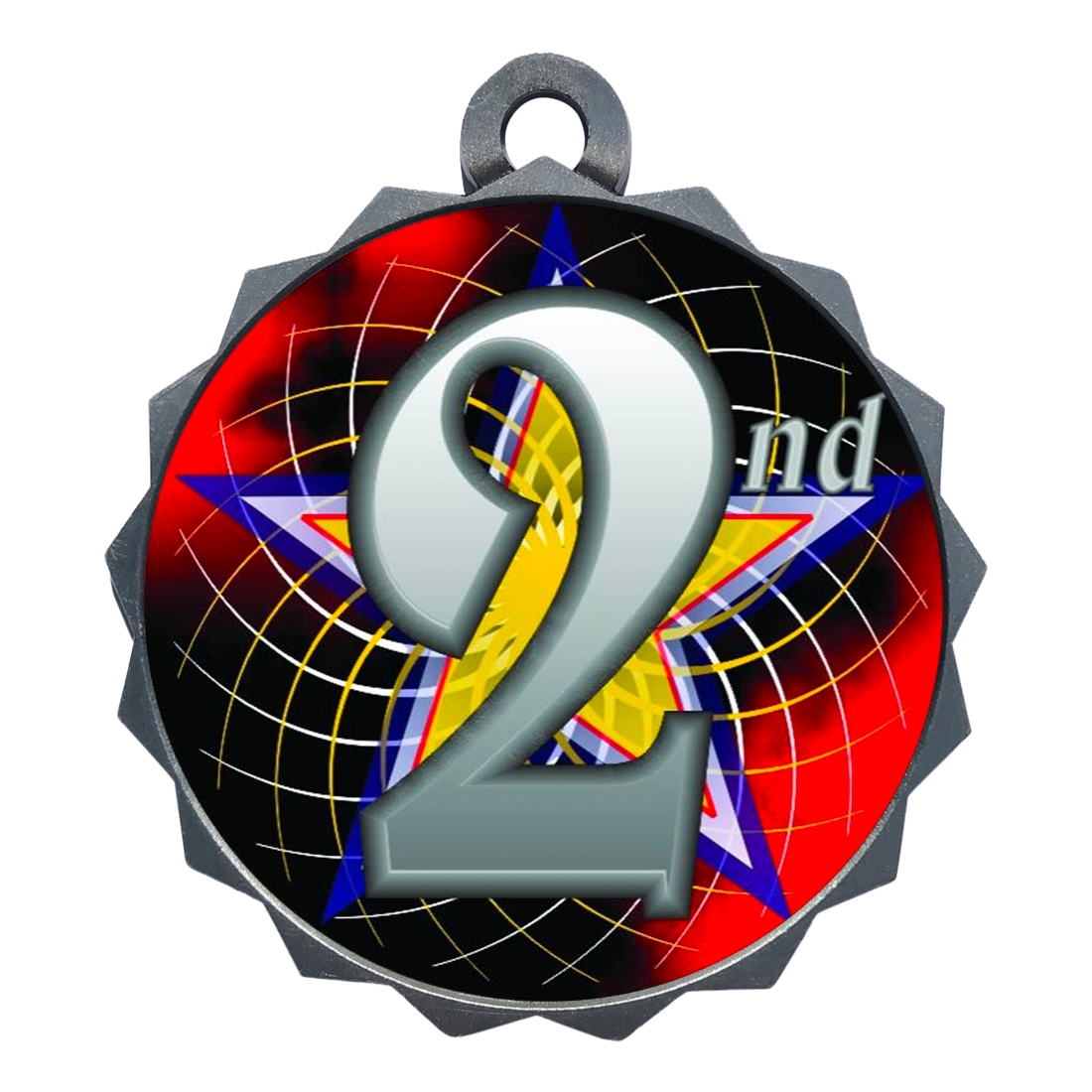 2-1/4" 2nd Place Medal