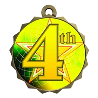 2-1/4" 4th Place Medal