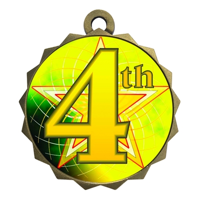 2-1/4" 4th Place Medal