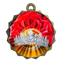2-1/4" Beauty Queen Medal
