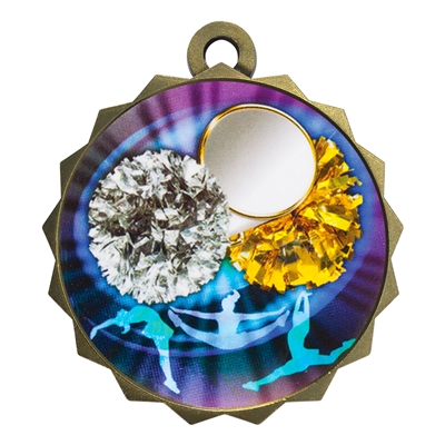2-1/4" Cheerleading Medal