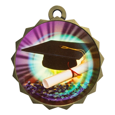 2-1/4" Graduation Medal