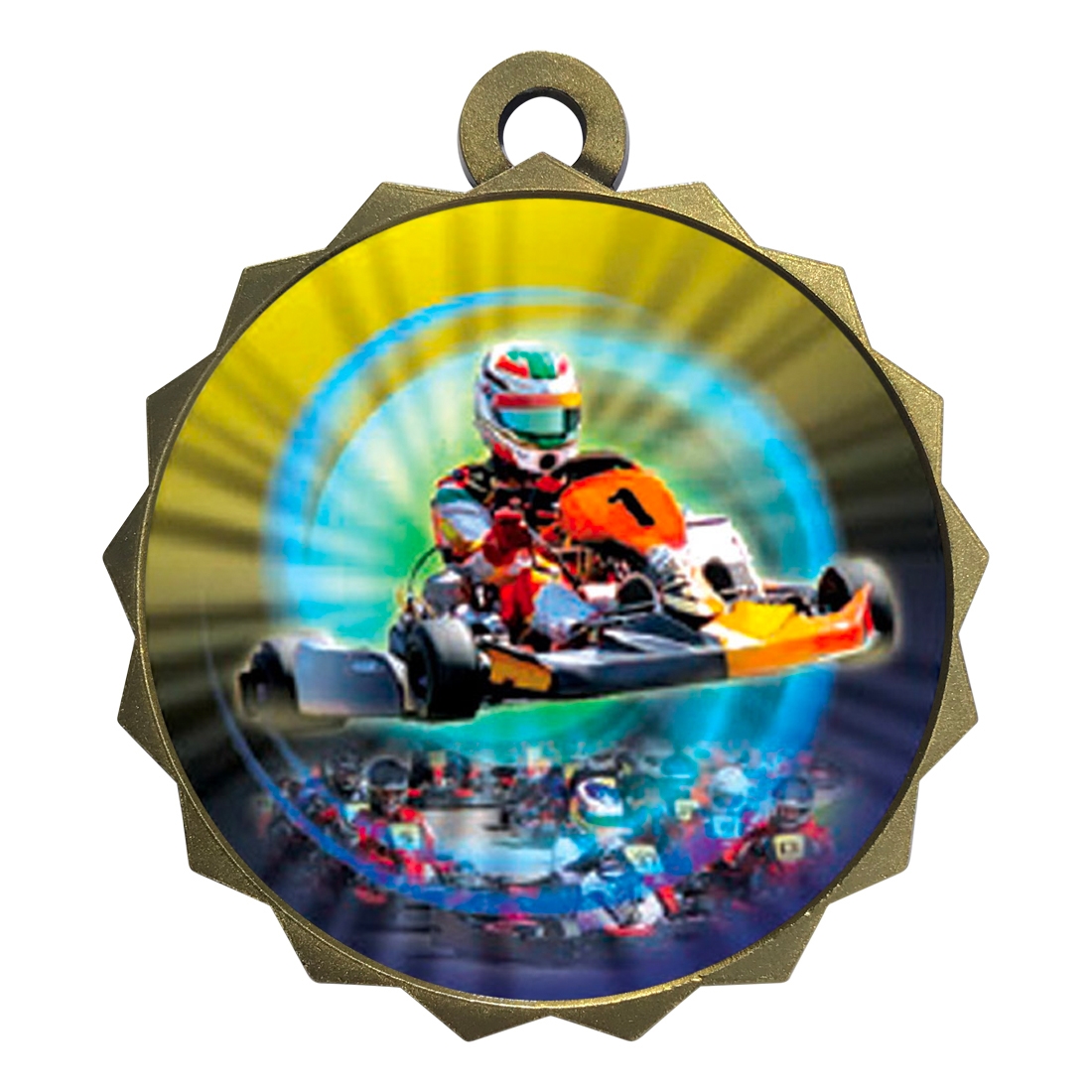 2-1/4" Go-Kart Medal