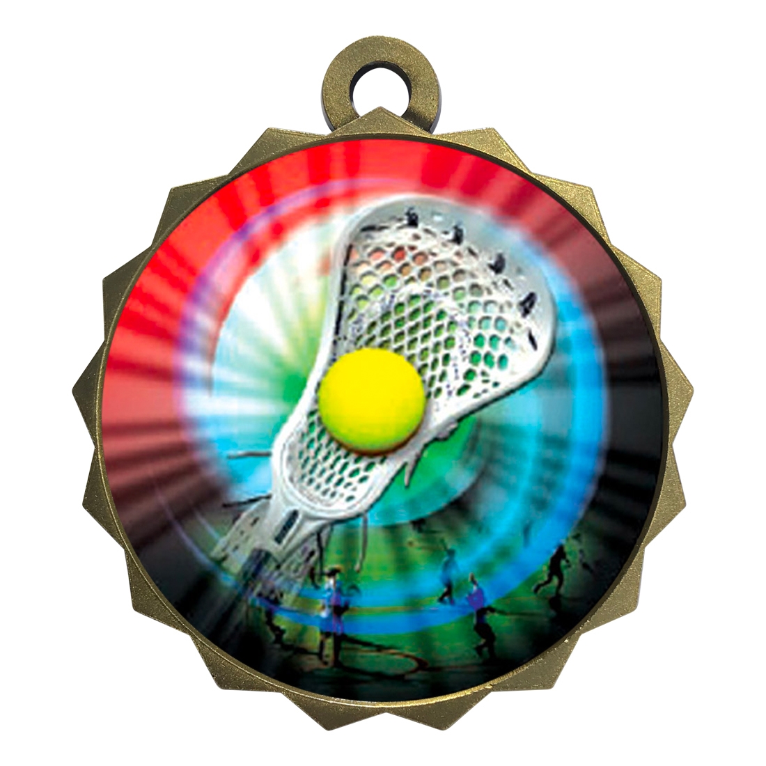 2-1/4" Lacrosse Medal