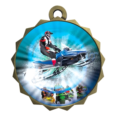 2-1/4" Snow Mobile Medal