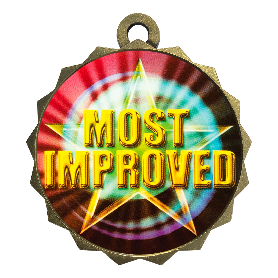 2-1/4" Most Improved Medal (D214-MY457)