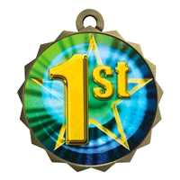 2-1/4" 1st Place Medal