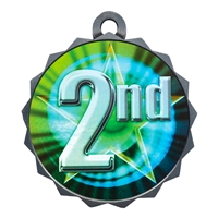 2-1/4" 2nd Place Medal
