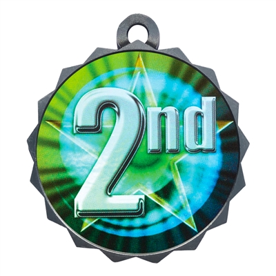 2-1/4" 2nd Place Medal
