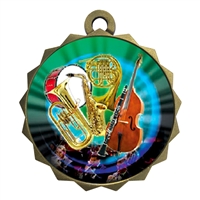 2-1/4" Band Orchestra Medal