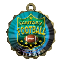 2-1/4" Fantasy Football Medal