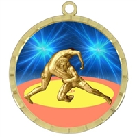 2-1/4" Wrestling Medal