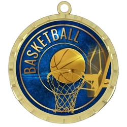2-1/4" Basketball Medal