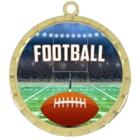 2-1/4" Football Medal
